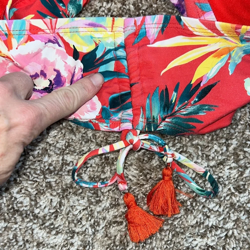 Gibson Latimer Red Floral Bikini - Picture 10 of 11